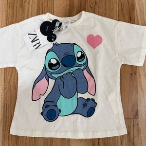 Zara stitch disney T-shirt